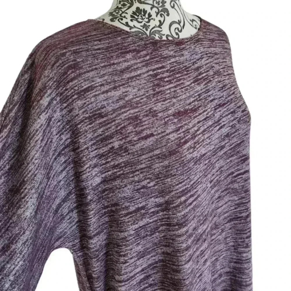 Wilfred Free Cober Tee Dress Women Small Purple Marl Oversized - Picture 5 of 11